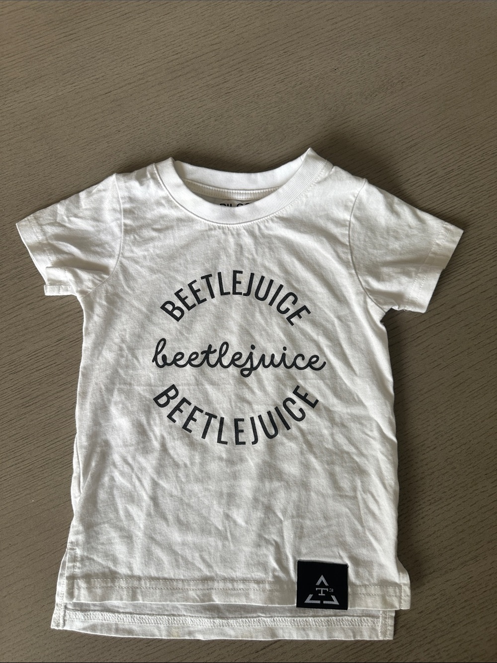 Beetlejuice White Graphic Kids Tee by (unbranded)